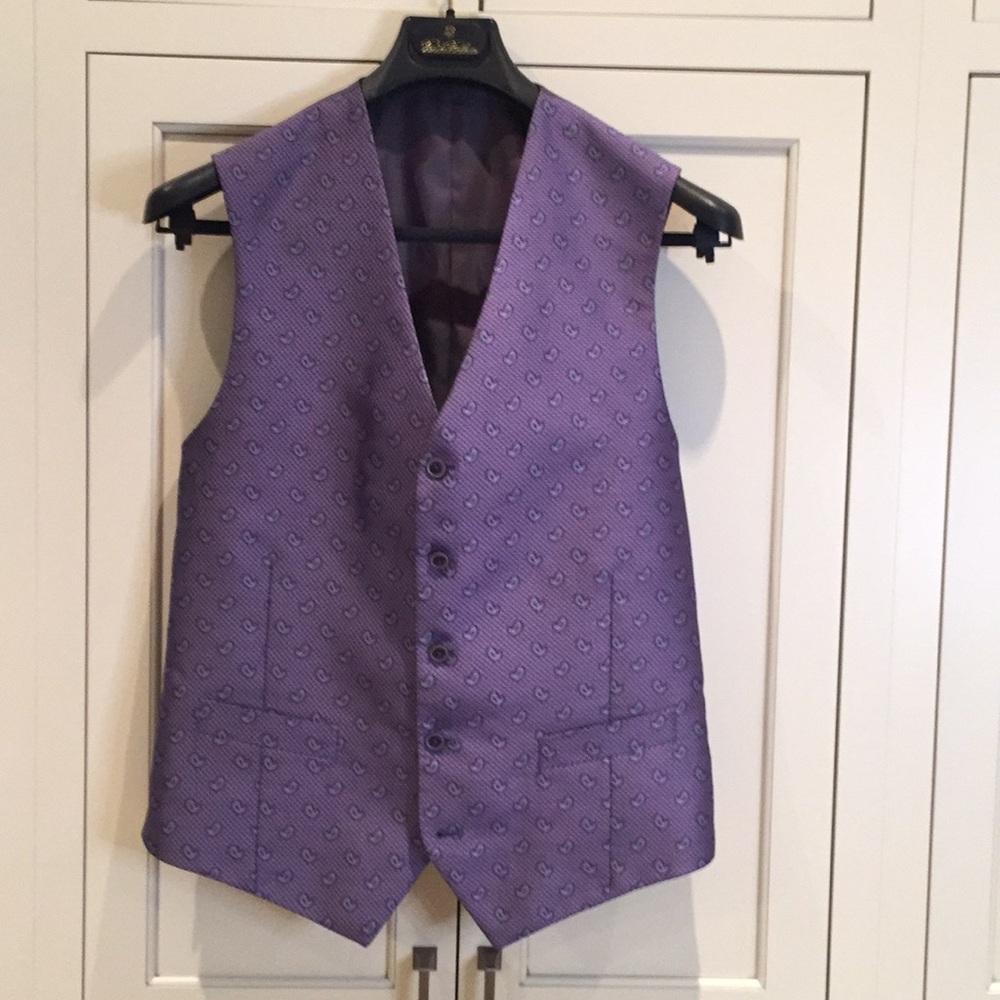 Purple men’s vest